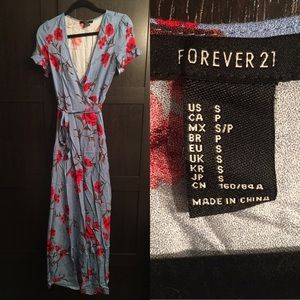 F21 Floral long dress